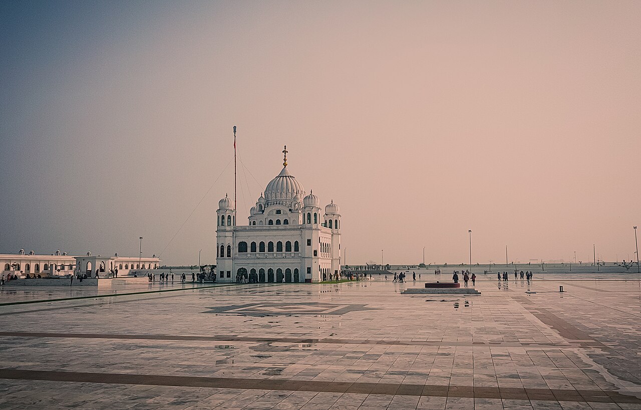 Gurdwara Darbar Sahib at Kartarpur, where Guru Nanak spent his final years.